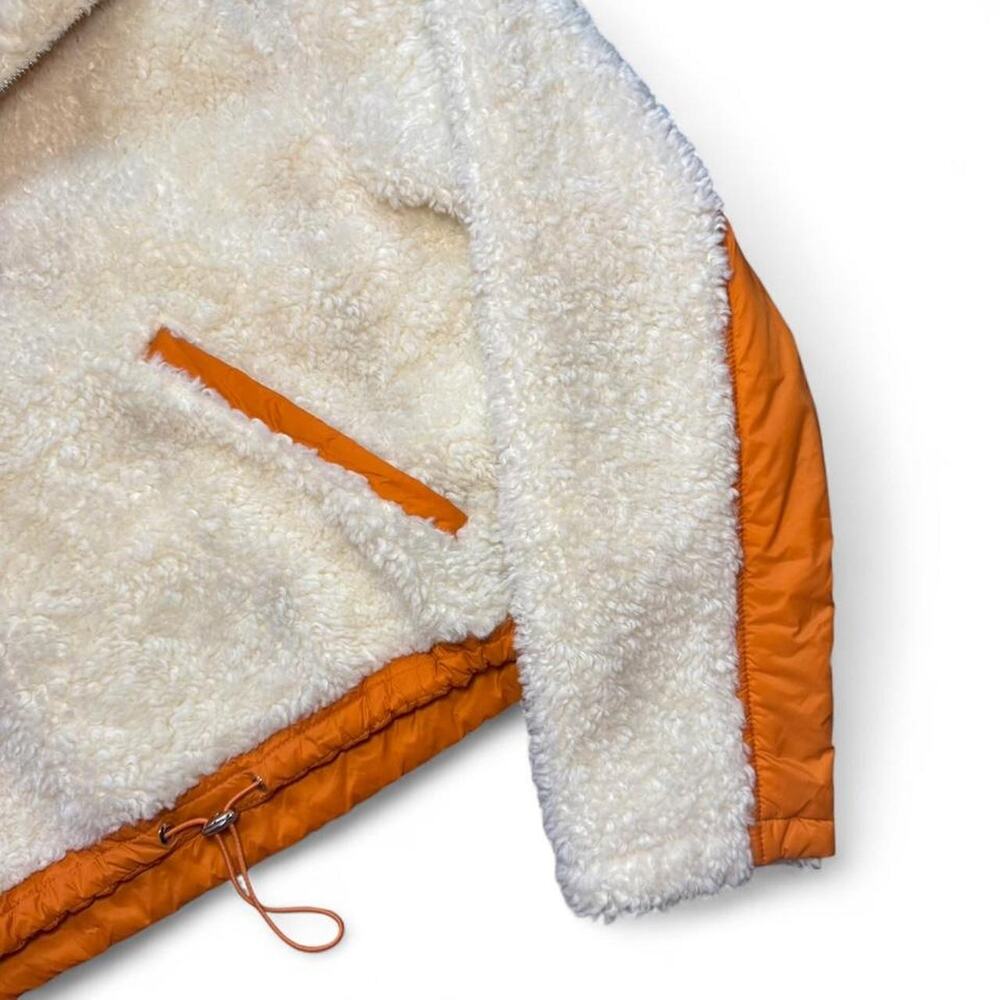 NEW The Kooples x SPORT RARE Activewear Cropped Teddy Zip-Up Fleece — L/XL - Picture 6 of 8